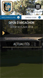 Mobile Screenshot of golfarcachon.org
