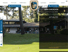 Tablet Screenshot of golfarcachon.org